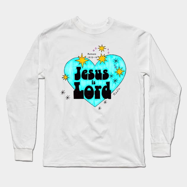 Jesus Long Sleeve T-Shirt by Nadiadgo